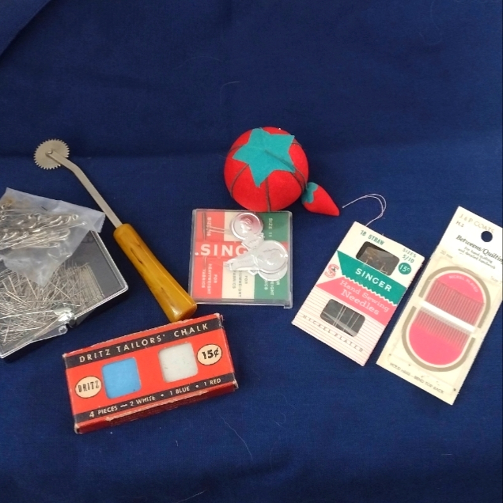 Vintage sewing supplies